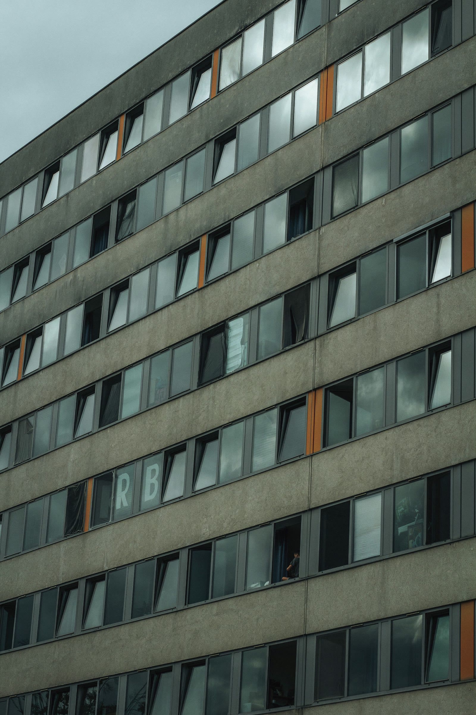 Architecture with window facade